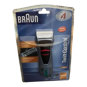 Braun 4605 Twin Control Rechargeable Mens Electric Shaver 4000 series NEW Sealed
